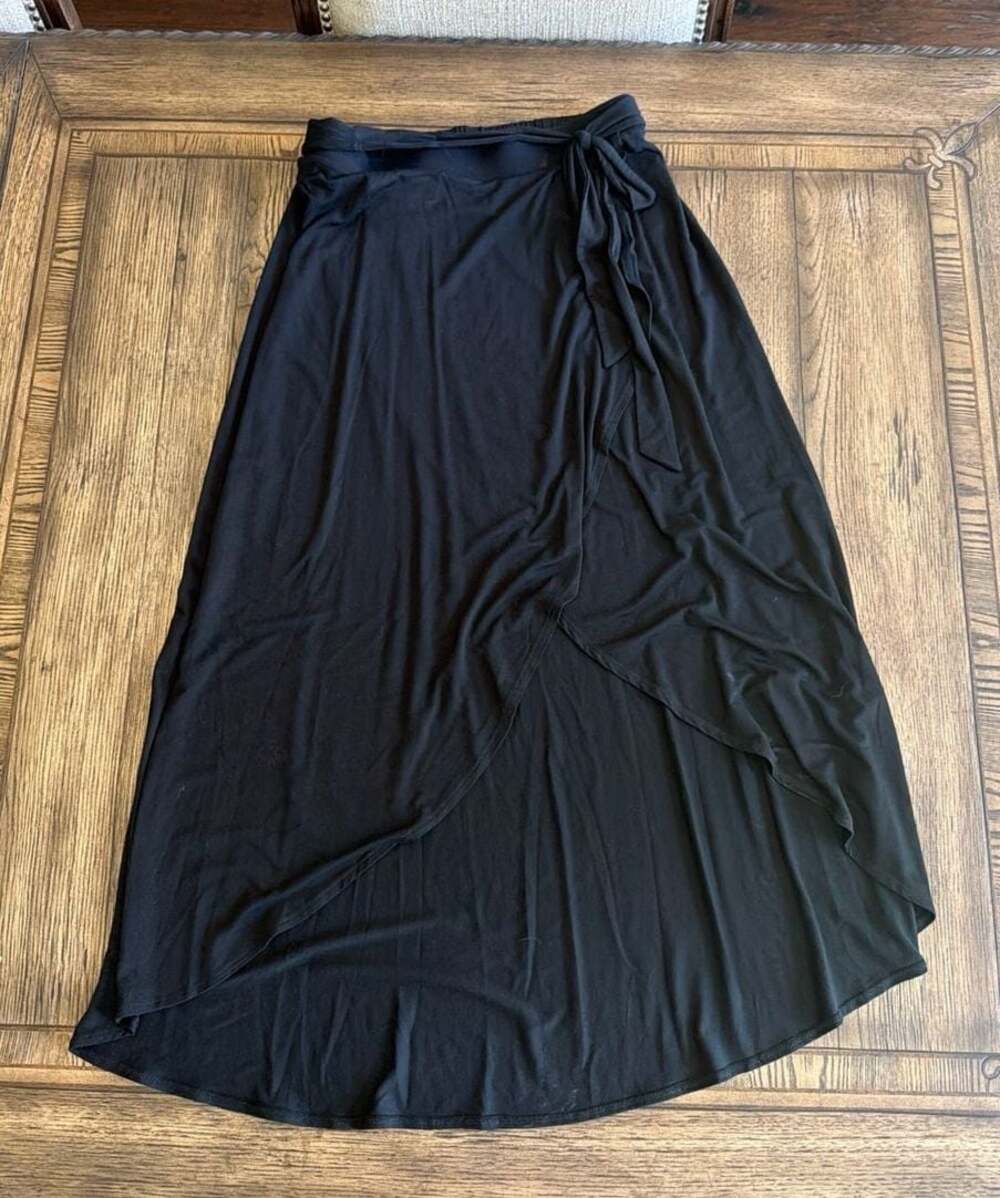 A New Day Women's Knit Tie-Front High-Low Wrap Skirt